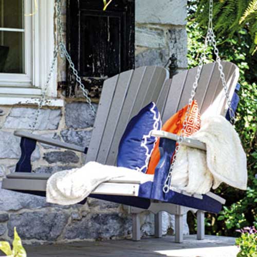 Outdoor Furniture - Fanback Swing Glider